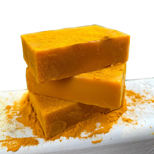 Pocyoc Melaglo Brightening Soap, Lemon Turmeric Kojic Acid Soap, Turmeric Soap Bar, Deep Cleansing Turmeric Soap, Bath Soap for Face & Body, Keep Skin Moist, Smooth, Shiny (3pcs)