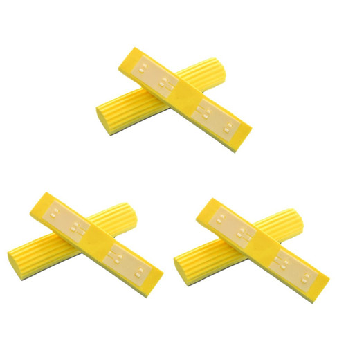 CLISPEED 6 Pcs Mopping Sponge Pad Floor Scrubbing Mop Dry and Wet Use Mop Head Roller Mop Refill Floor Cleaner Mop Floor Cleaning Wipes Floor Mop Cleaning Mop Head Earth Tones 27c Lip Gloss