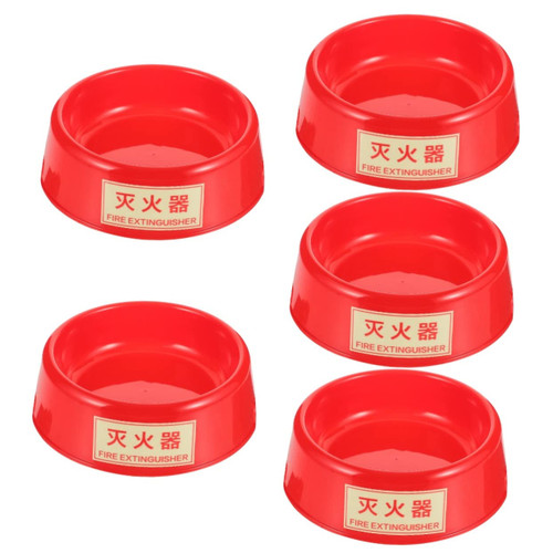 OSALADI 5pcs Fire Extinguisher Stand Extinguisher Stand Holder Fire Extinguisher Mount Bracket Fire Extinguisher Accessories Portable Fire Extinguisher Plastic Truck