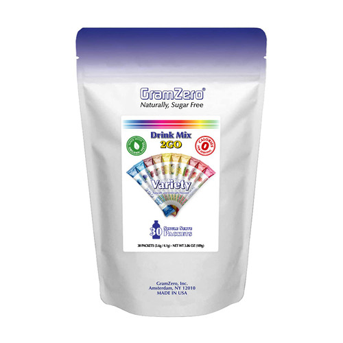 GramZero 2GO Sticks - Variety Pack, Zero Calorie Sugar Free Drink Mix, Stevia Sweetened, Great For Nutrition Club Loaded Tea To Go Kits GramZero 2GO Sticks - Variety Pack, Zero Calorie Sugar Free Drink Mix, Stevia Sweetened, Great For Nutrition Club Loaded Tea To Go Kits