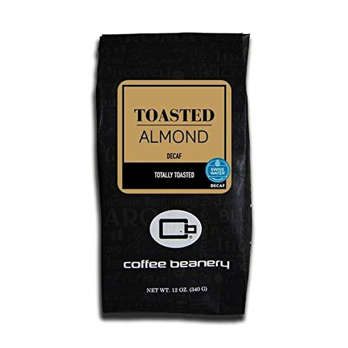 Toasted Almond Flavored Coffee SWP Decaf, Specialty Arabica Coffee, Medium Roast, 12 ounce, Automatic Drip (Ground) Toasted Almond Flavored Coffee SWP Decaf, Specialty Arabica Coffee, Medium Roast, 12 ounce, Automatic Drip (Ground)