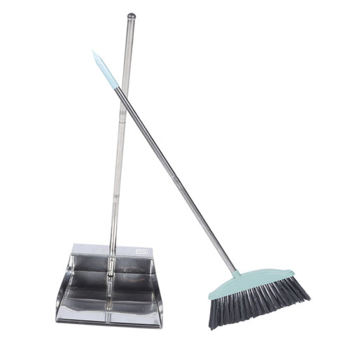 FLaig 1 Set Garbage Shovel Decorative Broom Sweeping Broom Dustpan Broom with Dustpan Household Brooms Floor Broom Upright Dustpan Broom and dust pan Broom with Long Handle Office Large Dustpan