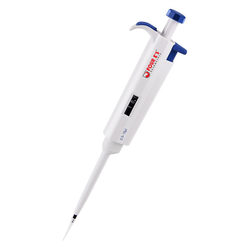 FOUR E'S SCIENTIFIC 0.5uL-10uL High-Accurate Single-Channel Manual Adjustable Variable Volume Pipettes