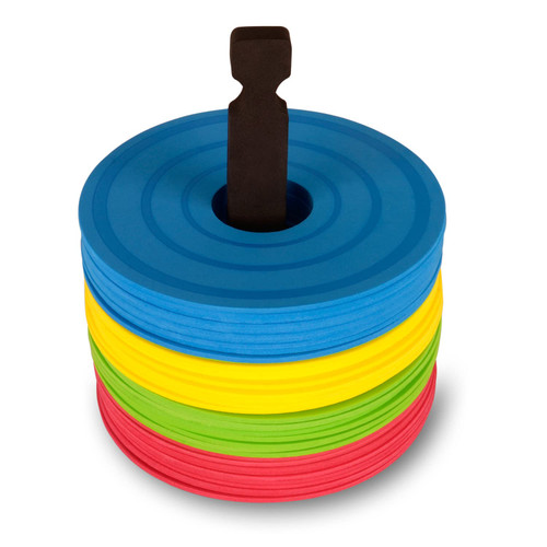 Pro Disc Cones Agility Training Markers,40 Pack,Flat Field Cones Floor Dots for Football, Basketball, Agility Soccer Cones,Field Cone Markers,Agility Round Field Marker Cones Pro Disc Cones Agility Training Markers,40 Pack,Flat Field Cones Floor Dots for Football, Basketball, Agility Soccer Cones,Field Cone Markers,Agility Round Field Marker Cones