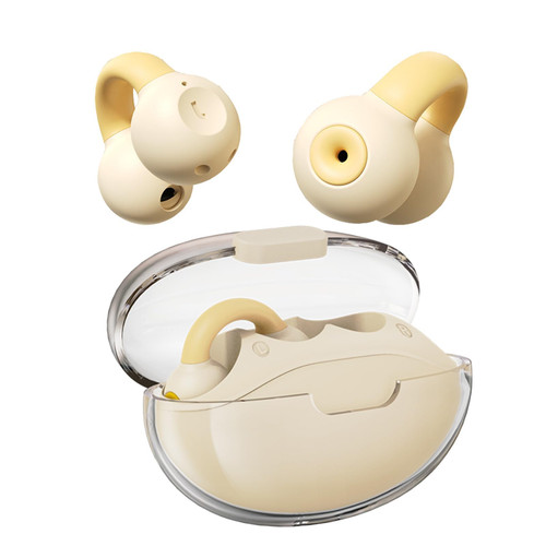 Xmenha Ear Clips Open Ear Buds Wireless Ear Clip Bone Conduction Conducting Headphones Earphones Bluetooth Open Ear Earbuds Headphones Wireless Bluetooth Bone Conduction Earbuds Headset Induction