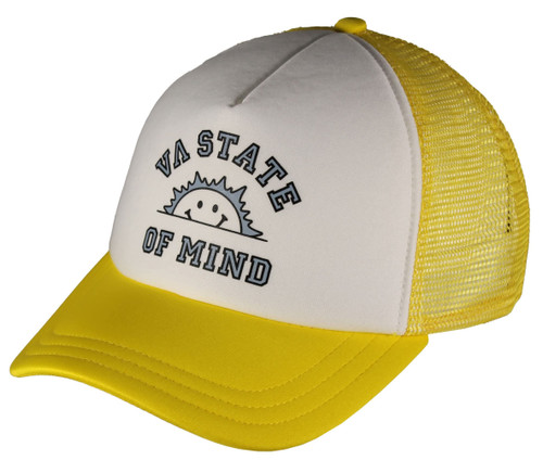 RVCA Womens Trucker Hats - Va State Foamy (White, One Size)