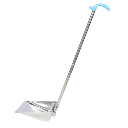 CLISPEED Stainless Steel Garbage Bin Upright Dustpan Dust Pans with Handle Cleaning Dustpan Garbage Dustpan Upright Pans Stand up Shovel Tin Dustpan Sanitary Bucket Office Vertical Plastic