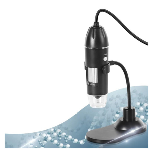 Handheld Digital Microscope Accessories 1600X 8 LED Light Magnification USB Digital Microscope with OTG Function with Stand Microscope Accessories (Color : Type 1)