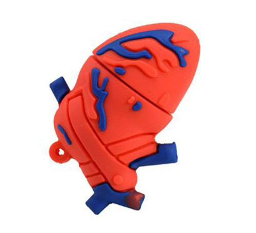 2.0 Human Heart Organ 64GB USB External Hard Drive Flash Thumb Drive Storage Device Cute Novelty Memory Stick U Disk Thumb Drive