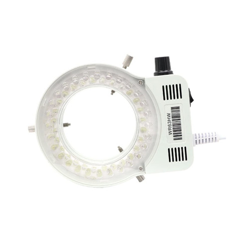 Smicroscope Accessories for Adults Microscope LED Light Ring Lamp, Adjustable LED Circle Light for Trinocular Stereo Zoom Industrial Microscope Camera Illuminator Microscope (Color : 56 LED White)