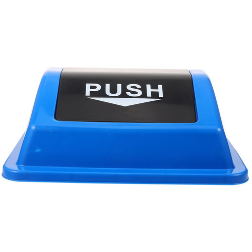 TIDTALEO flip Bucket Rocker to Rotate Trash Recycling Swing lid Cover Household Outdoor Trash Bucket lid Joystick Rectangle lid for Waste bin Garbage can Replacement lids Garbage can