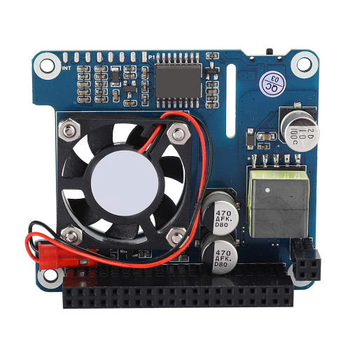 PUSOKEI POE Fan Module POE Expansion Board Fan Module Support 802.3a Network Standard for 4B/3B POE Ethernet Power Onboard Fan