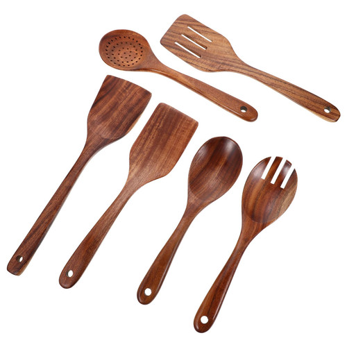 HAKIDZEL 1 Set Wooden Cooking Spoon Wood Utensil Spatula Wooden Turner Spatula Bamboo Flat Spatula Serving Utensils Nonstick Wooden Spatula Natural Teak Wooden Utensil Non Stick Flat Shovel HAKIDZEL 1 Set Wooden Cooking Spoon Wood Utensil Spatula Wooden Turner Spatula Bamboo Flat Spatula Serving Utensils Nonstick Wooden Spatula Natural Teak Wooden Utensil Non Stick Flat Shovel