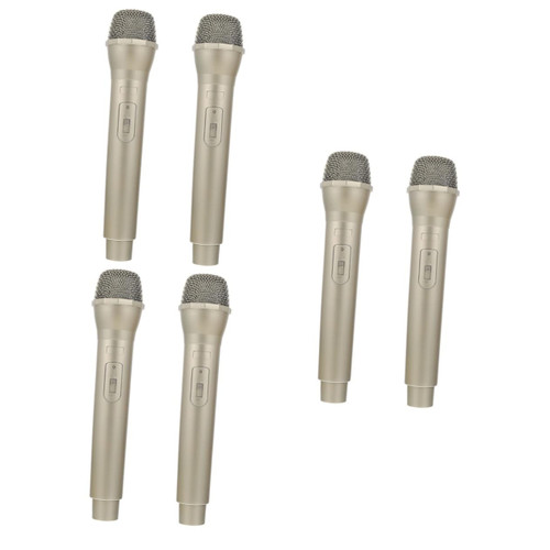 FAVOMOTO 6 Pcs Simulation Microphone Toys Toddler Microphone Models Wireless Mic Faux Microphone Chucky Costume for Kids Party Microphone Toy Microphone Kids Fake Microphone Cosplay Child