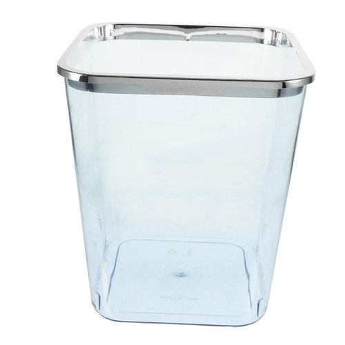 COOPHYA Transparent Trash Can Office Trash Can Laundry Hamper Bathroom Trash Can Garbage Container Bin Waste Basket Waste Paper Basket Trash Can for Bedroom Container Box Pp Large