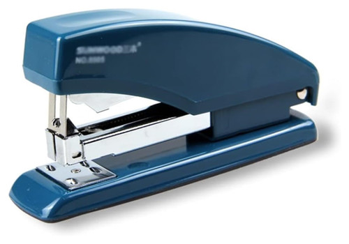 Mini Stapler Staplers for Paper Desktop Stapler 20 Sheet Capacity Stapling Stapler for Office Desktop Student Standard Staplers Office (Color : Blue, Size : with 5000 Staples)