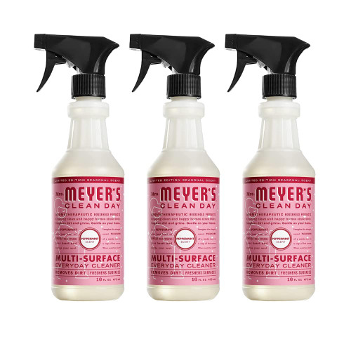 MRS. MEYER'S CLEAN DAY Multi-Surface Cleaner Peppermint, 16 Fl Oz. (Pack of 3) MRS. MEYER'S CLEAN DAY Multi-Surface Cleaner Peppermint, 16 Fl Oz. (Pack of 3)