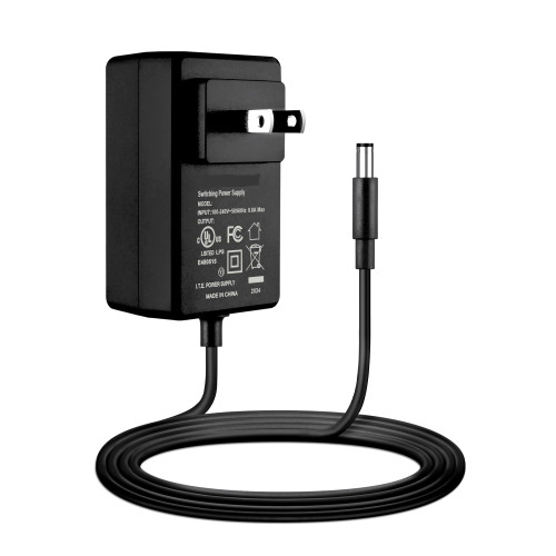 XMHEIRD 4ft Small AC-DC Adapter for Supersonic SC-1511 SC-1512 15 LED HDTV LCD HD TV DVD Power Supply Cord Cable PS Charger