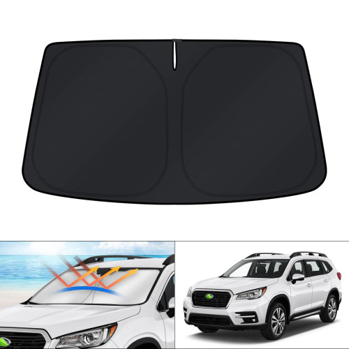 KUST Windshield Sun Shade for 2019-2024 Subaru Ascent Accessories Window Sunshade Sun Visor Protector Foldable Blocks UV Rays Keep Your Car Cooler KUST Windshield Sun Shade for 2019-2024 Subaru Ascent Accessories Window Sunshade Sun Visor Protector Foldable Blocks UV Rays Keep Your Car Cooler