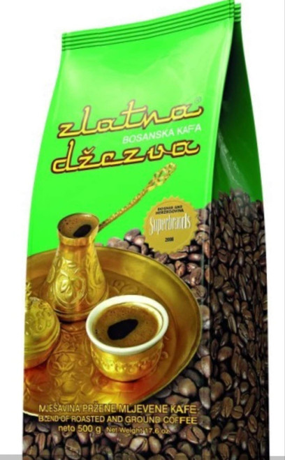 Ground Coffee Zlatna Dzezva 2 Pack 500g Each