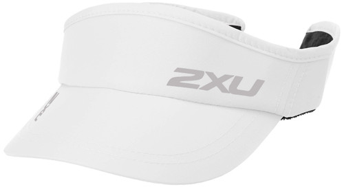 2XU UK Men's Standard Run Visor, White, One Size
