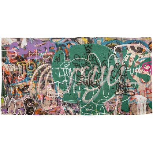 Old Glory Graffiti All Over Beach Towel