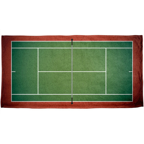 Old Glory Tennis Court All Over Beach Towel Old Glory Tennis Court All Over Beach Towel
