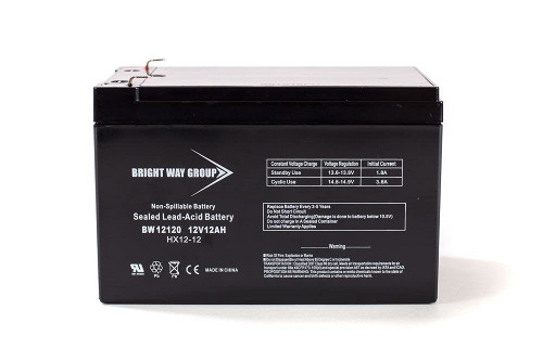 Bright Way Replacement Battery for FirstPower FP12120 12V 12AH F2 Sealed Lead Acid