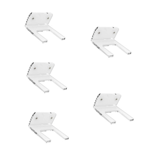 ERINGOGO 5 Sets Guitar Stand Acrylic Guitar Hanger Wall Guitar Hooks Electric Guitar Wall Mount Acrylic Guitar Hook Bass Wall Hook Ukulele Wall Mount Guitar Wall Hangers Wall Bracket Violin