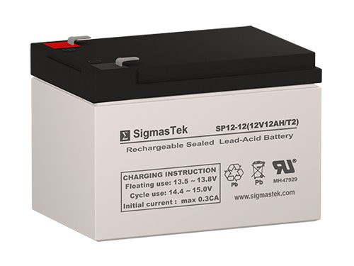 ES12-12 12 Volt 12 AmpH SLA Replacement Battery with F2 Terminal