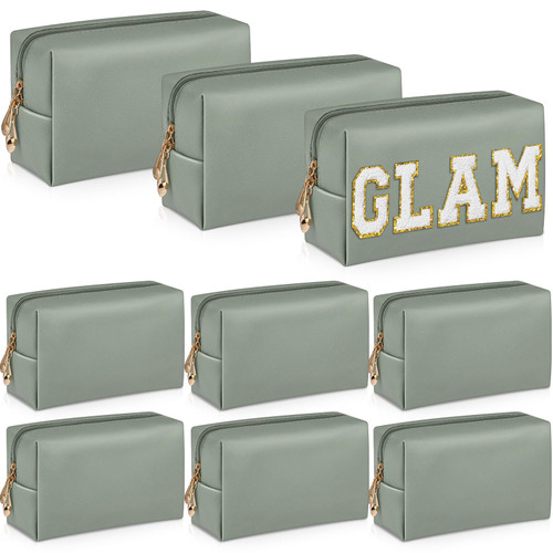 Sanwuta 9 Pcs Preppy Makeup Bag PU Leather Cosmetic Bag Makeup Pouch Plain Cosmetic Pouch Waterproof Toiletry Bags for Traveling Preppy Pencil Case Travel Purse Cosmetic Organizer (Dark Green) Sanwuta 9 Pcs Preppy Makeup Bag PU Leather Cosmetic Bag Makeup Pouch Plain Cosmetic Pouch Waterproof Toiletry Bags for Traveling Preppy Pencil Case Travel Purse Cosmetic Organizer (Dark Green)