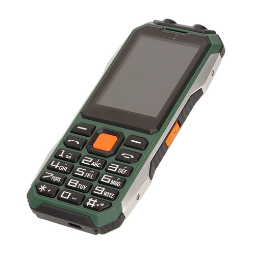 A6 2G Seniors Cell Phone, 2.4in Big Button Mobile Phone,Easy to Use Dual SIM Card Unlocked Senior Cell Phone for Elderly, 6800mAh. (Green)