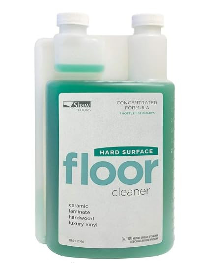 Shaw Hard Surface Hardwood, Luxury Vinyl and Ceramic Concentrate Cleaner 1 QT (32 oz) Kid and Pet Friendly