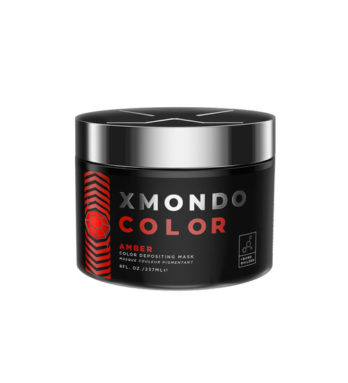 XMONDO Color Amber Color Depositing Mask & Semi Permanent Red Hair Dye | Vegan Formula Hair Color with Bond Boosting Technology & Hyaluronic Acid to Nourish, Revitalize & Repair, 8 Fl Oz 1-Pack XMONDO Color Amber Color Depositing Mask & Semi Permanent Red Hair Dye | Vegan Formula Hair Color with Bond Boosting Technology & Hyaluronic Acid to Nourish, Revitalize & Repair, 8 Fl Oz 1-Pack