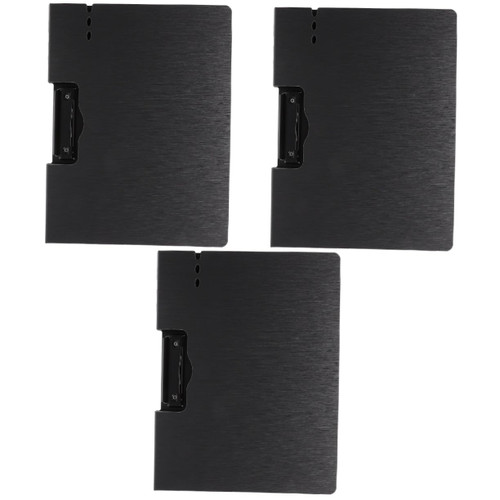STOBOK 3pcs Folder Folder Portable File Holder File Folder Holder Foldable Clipboard Portable Writing Board Plastic Clipboard A4 File Folder Board Pp Memorandum Horizontal Section