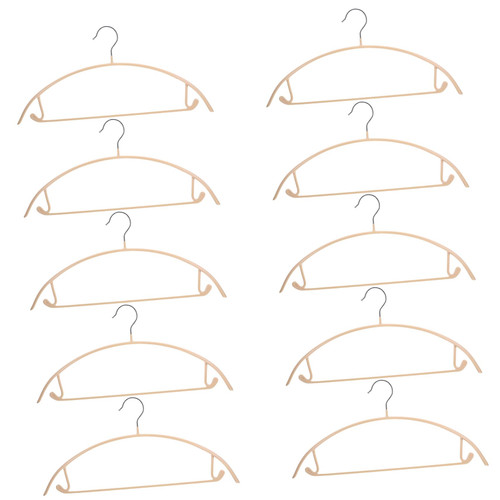 PRETYZOOM 10Pcs Clothes Drying Rack Storage Multipurpose Clothes Hanger Clothes Hanger Hangers Traceless Clothes Hanger Drying Rack Hanging Hanger Coat Hanger Iron Non-Slip Bold