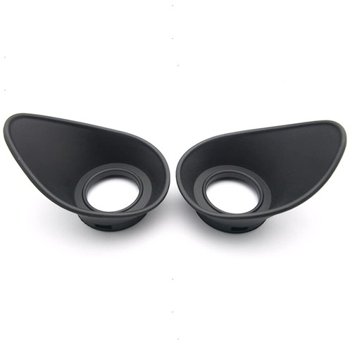 XuuSHA Handheld Digital Microscope Accessories 2PCS Black Eyepiece for Stereo Biological Microscope Eye Cups Microscope Accessories