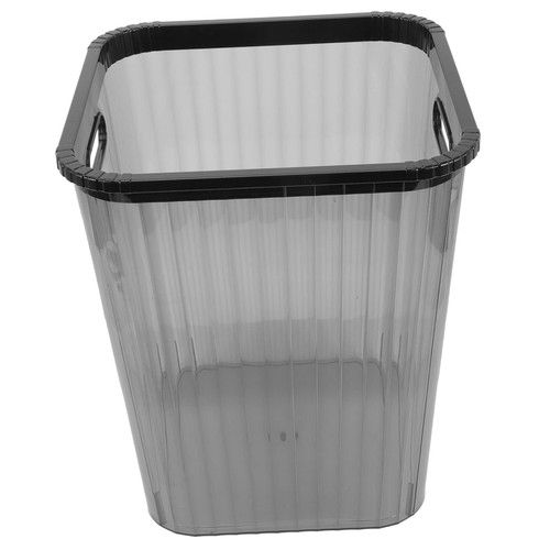 BUGUUYO Garbage can Garbage Recycling Container Bathroom Wastebasket Bathroom Trash can Desktop Rubbish can 13 Gallon Trash can Plastic Clear Trash Bins Household Tray Office The pet