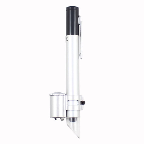 XuuSHA Microscope Accessories kit Slide Preparation camer M4YD Pen Type Microscope 50X Mini LED Magnifier Microscope Magnifying Glass Microscope Accessories