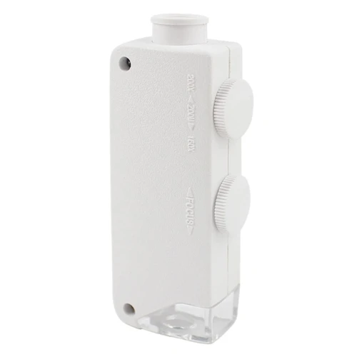 Microscope Kit Mini Portable 160-200X LED Handheld Pocket Microscope Magnifer Loupe Microscope Lens Adapters