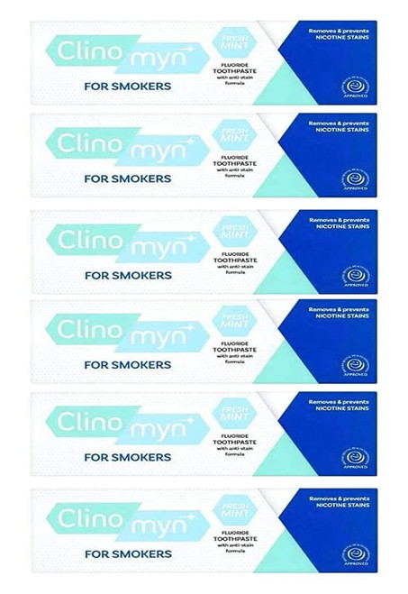 Clinomyn Smokers Toothpaste Tube (75ml) - Pack of 6