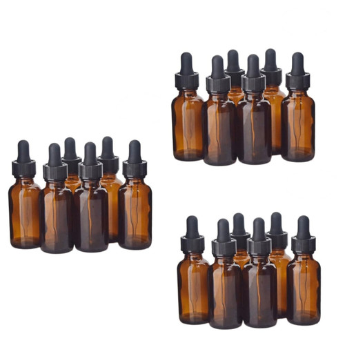 DOITOOL 15 Packs Perfume Eye Droppers Bottle Glass Dropper Bottles Dropper Vials Drop Bottles Refillable Glass Bottle Nasal Oil Dropper Container Essential Oil Bottle Sample Travel