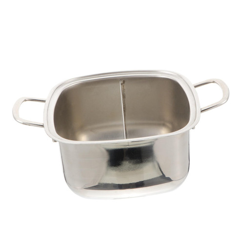 GOOHOCHY Pan Divider 1pc Pot Stainless Steel Mini Shabu Shabu Stainless Steel Saute Pan