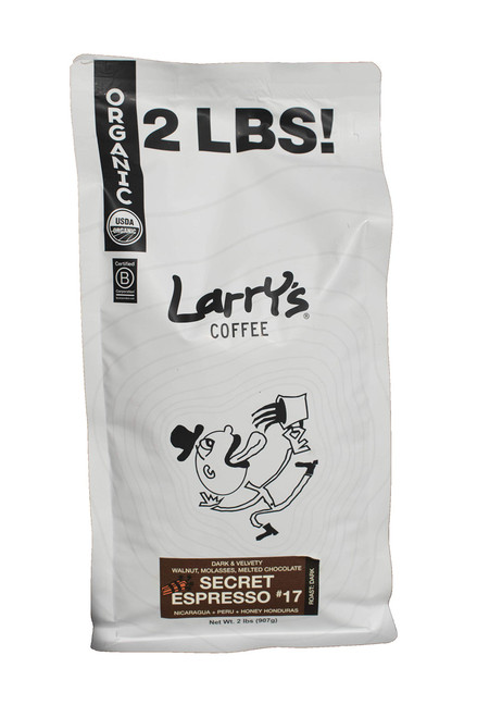 Larry's Coffee Whole Beans 2 Pound, Secret Espresso #17