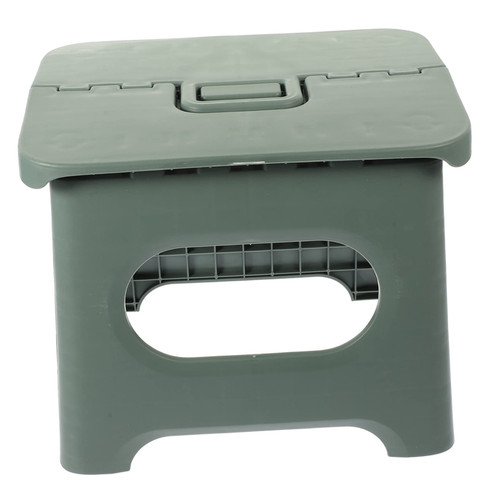 Toddmomy Folding Chairs Collapsible Footstool Garden Stool Foldable Step Stool Small Folding fold up Step Ladder Adult Step Stool Handle Design Stool Light Child Plastic Low Stool