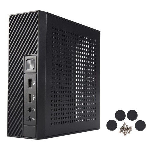 Dewedrt ITX Computer Case M06 Mini Desktop Case HTPC Case Industrial Control Case