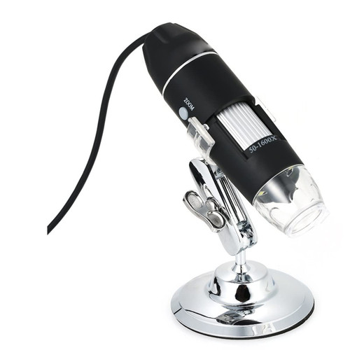 Handheld Digital Microscope Accessories Professional 1600X Digital USB Microscopio with OTG LED Light Magnifier with Stand Microscope Accessories (Color : Type 2)