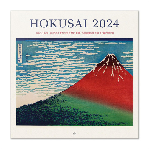Wall Calendar Erik Katsushika Hokusai 30x30cm 16 Months (2023-2024)