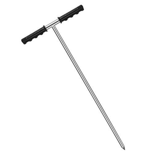 FONDOTIN Soil Detector Soil Moisture Meter Soil Sampler Probe Tile Probing Rod Soil Grounding Rods Soil Probes Kit Soil Compaction Tool Septic Tank Plastic Probe Stick Stainless Steel