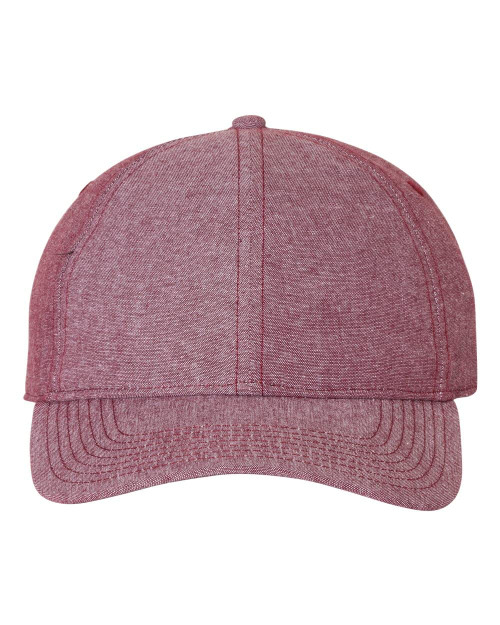 Mens Chambray Mully Cap (A630) -Scarlet RE -Size